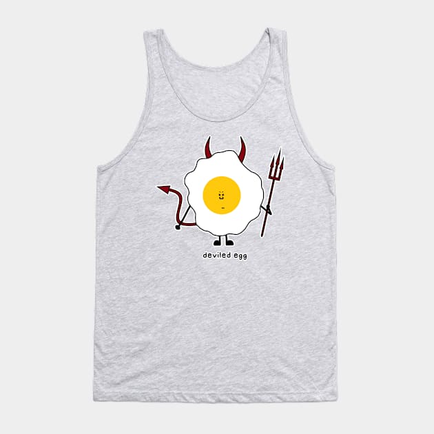 Deviled egg Tank Top by paintbydumbers